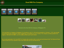 Tablet Screenshot of goodwillfire.org